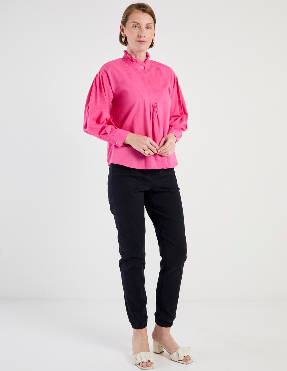 Blusa Weekend manga larga para mujer