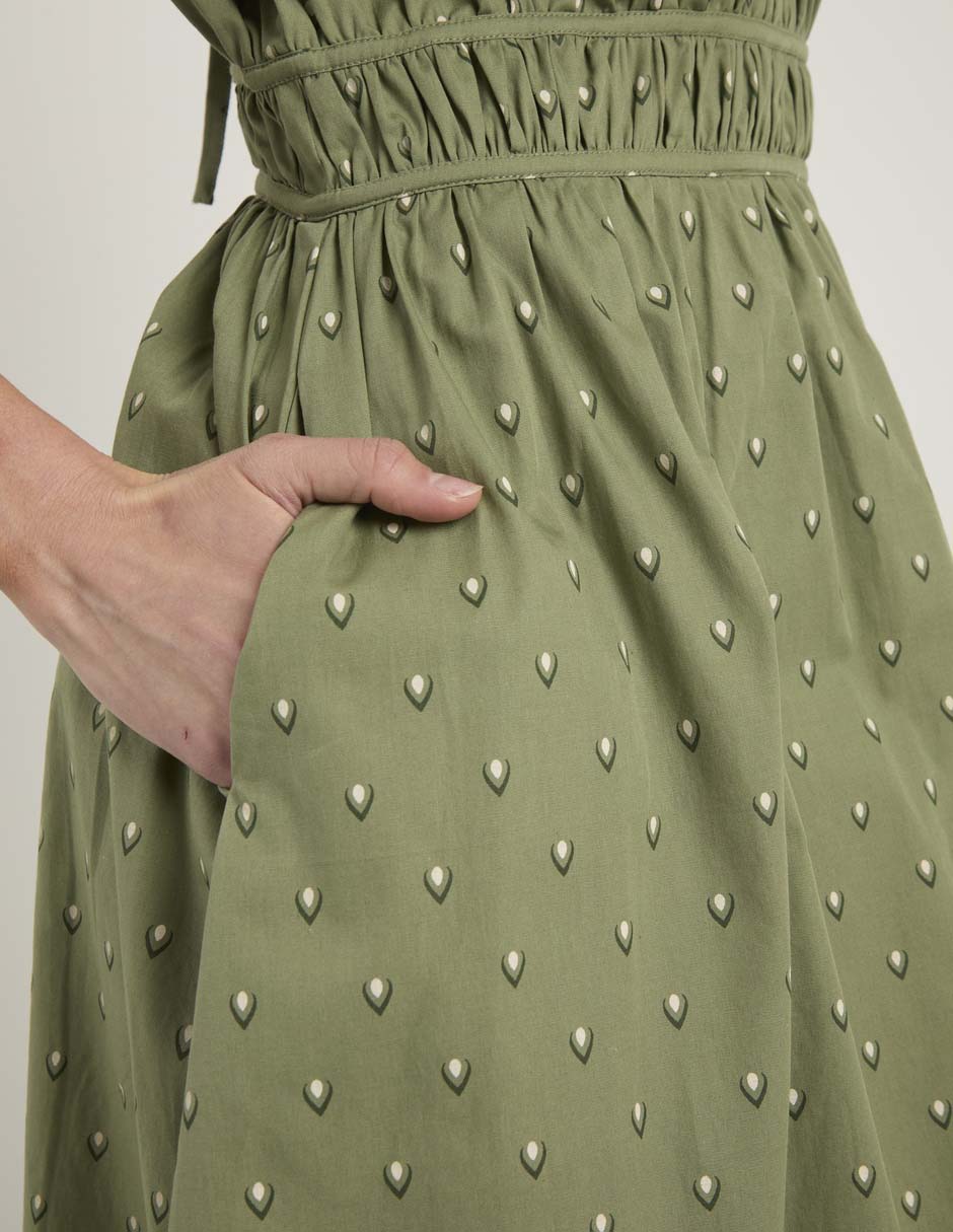 Vestido midi casual para mujer
