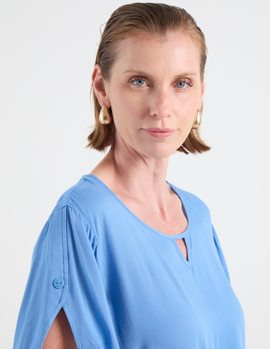 Blusa manga corta para mujer 9