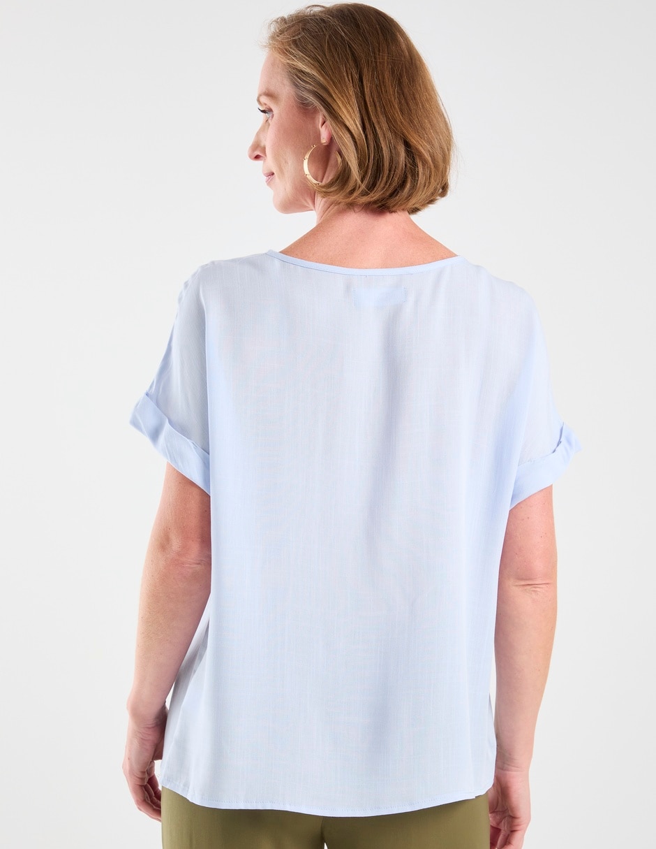 Blusa Weekend Manga Corta Para Mujer