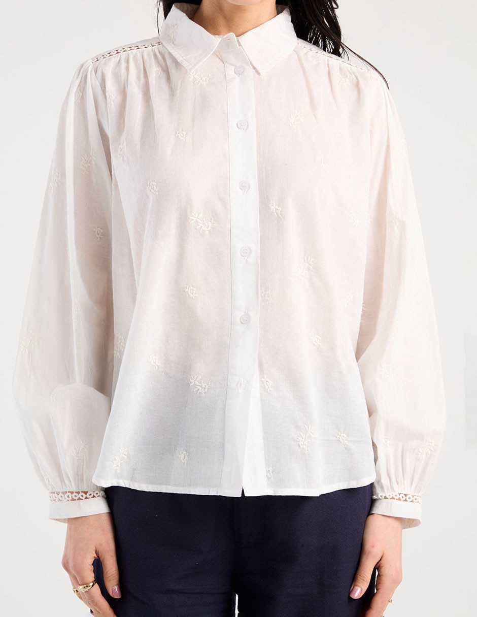 Blusa manga larga para mujer 12