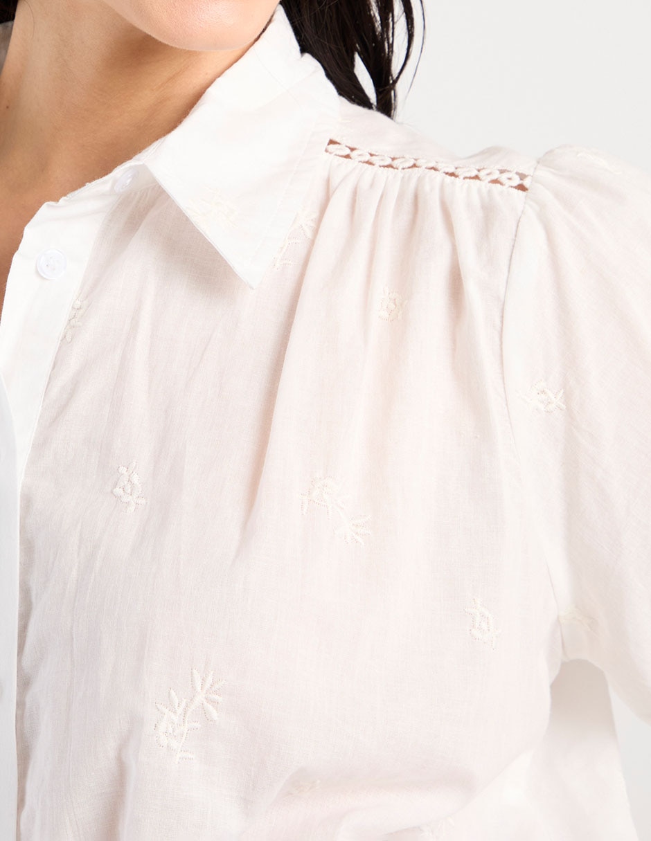 Blusa Weekend manga corta para mujer