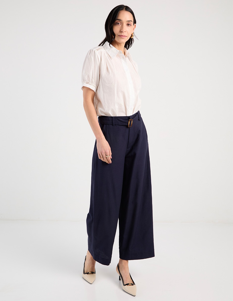 Pantalón amplio para mujer 4