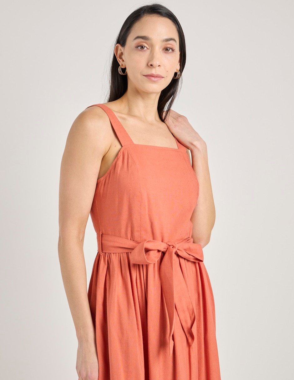 Vestido midi casual para mujer