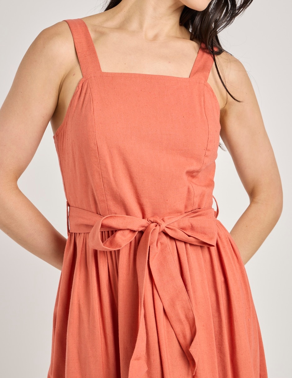Vestido midi casual para mujer