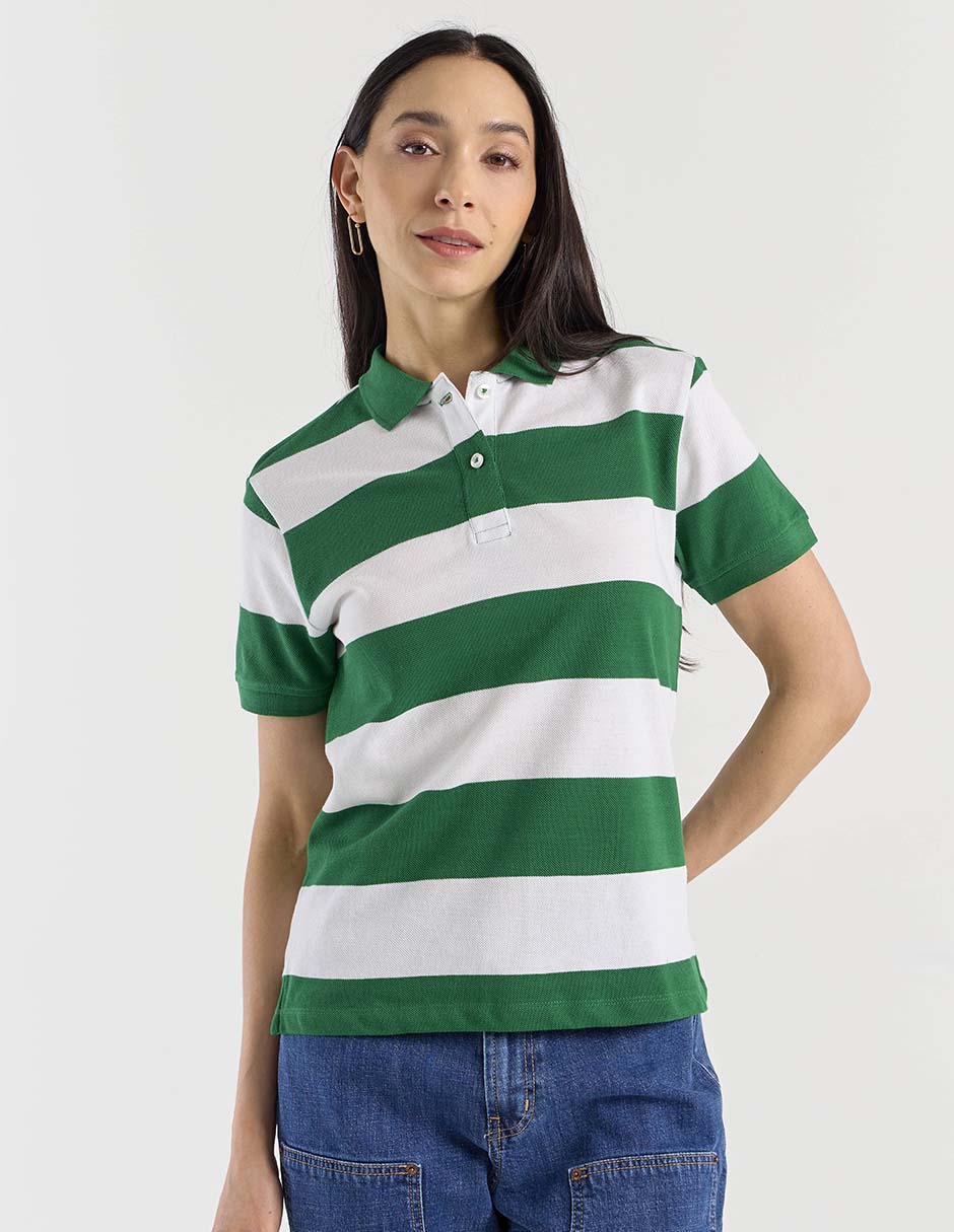Playera manga corta Weekend cuello polo para mujer