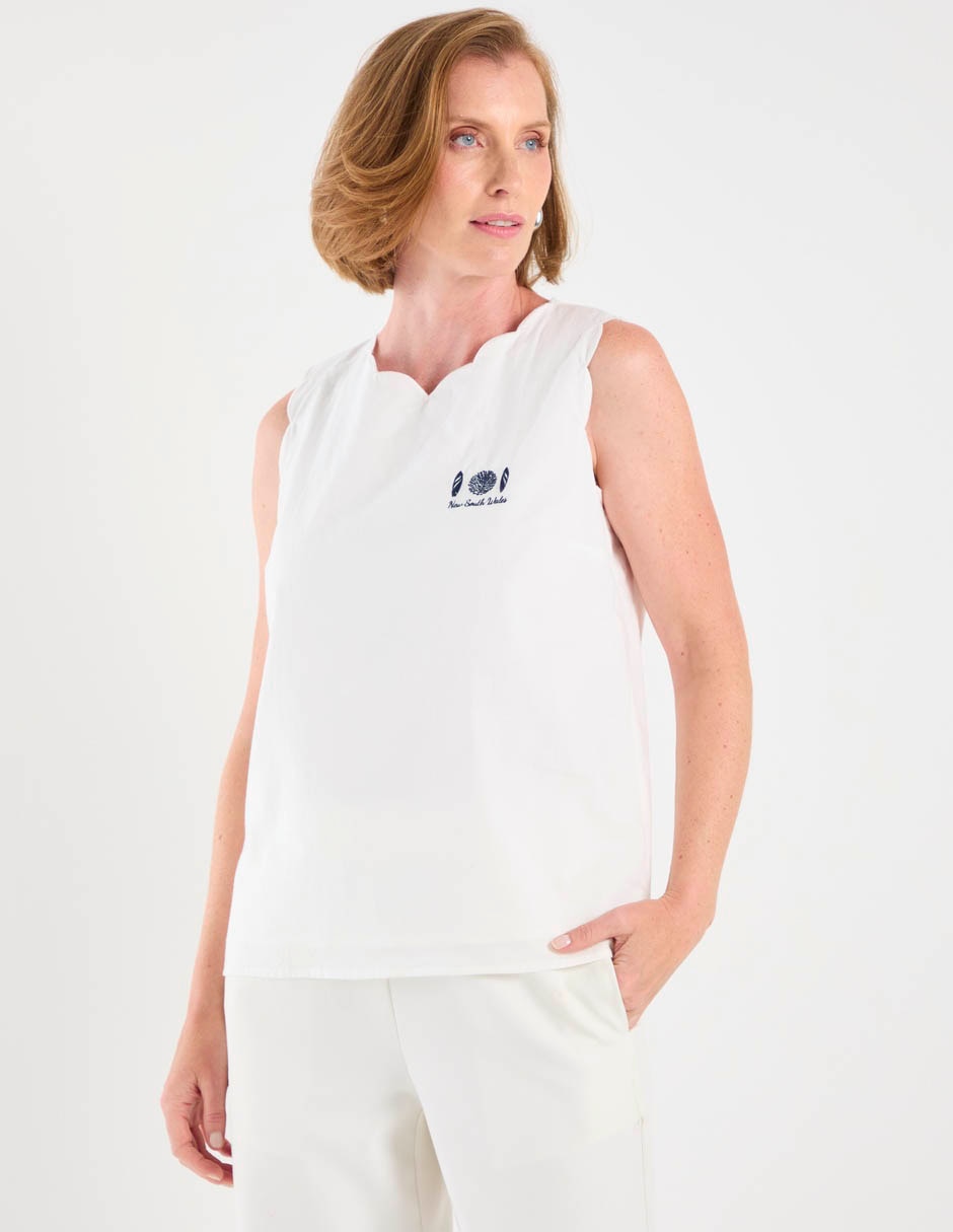 Blusa sin manga para mujer 5