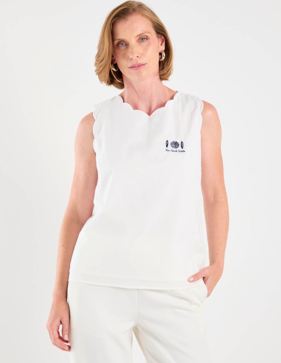 Blusa sin manga para mujer 1