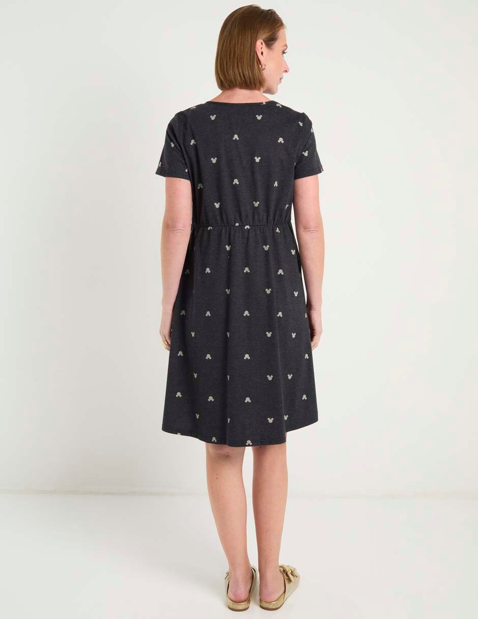 Vestido arriba de la rodilla casual Mickey Mouse para mujer 6