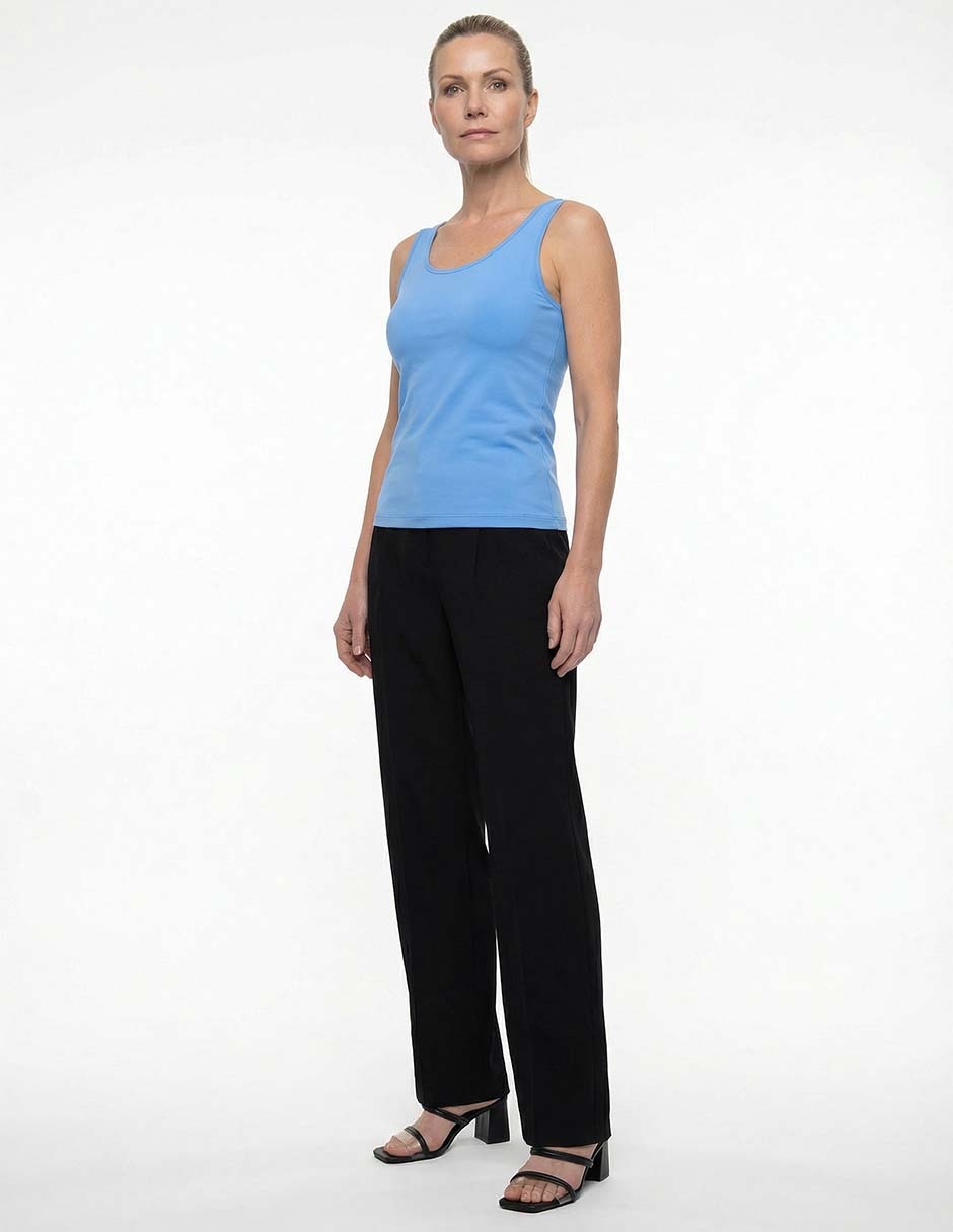 Top cuello redondo tirante ancho 3