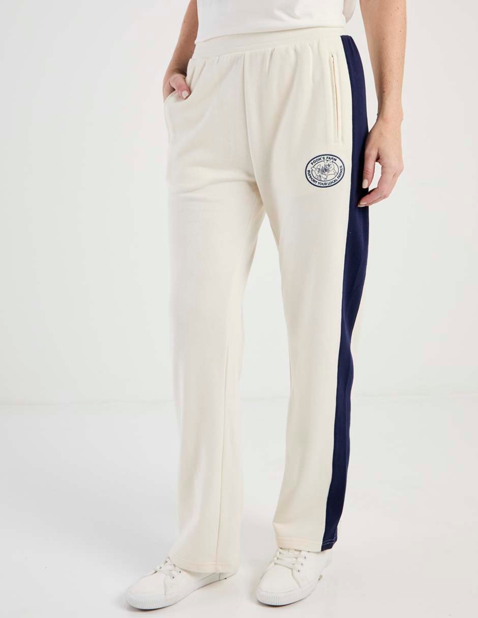 Pants straight Winnie The Pooh con elástico para mujer