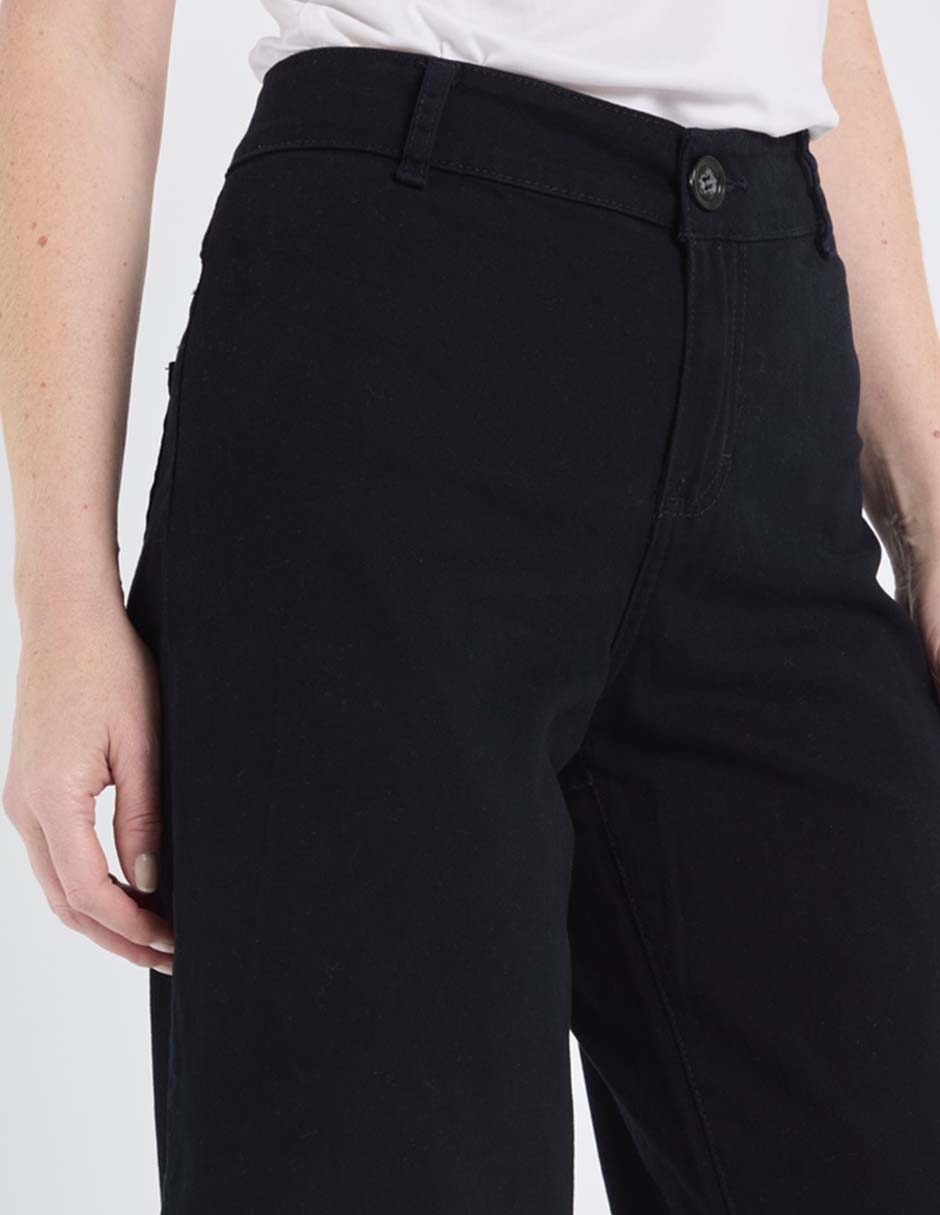 Pantalón coulotte wide leg para mujer