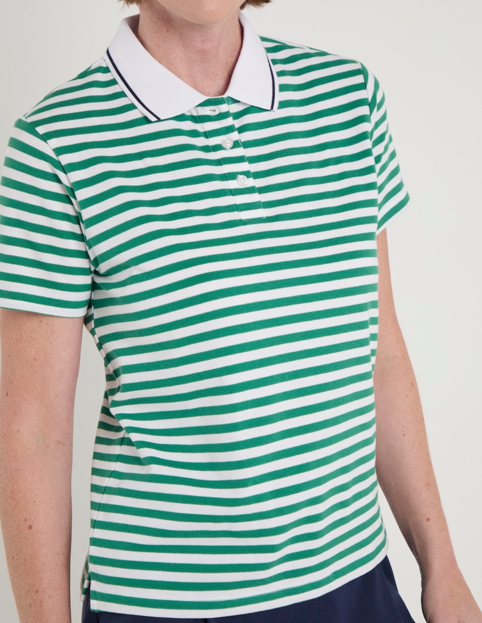 Playera manga corta Weekend cuello polo para mujer
