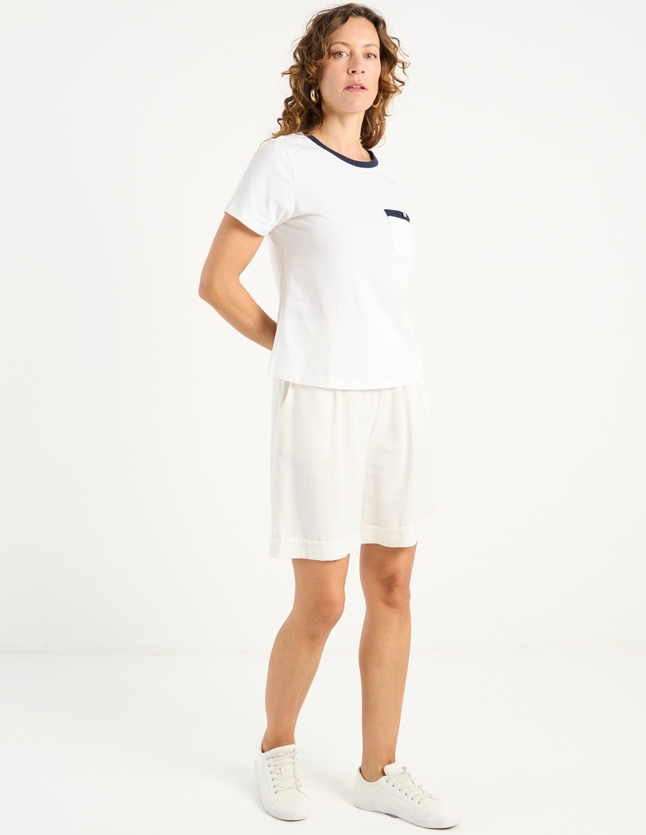 Playera manga corta Weekend cuello redondo para mujer 3