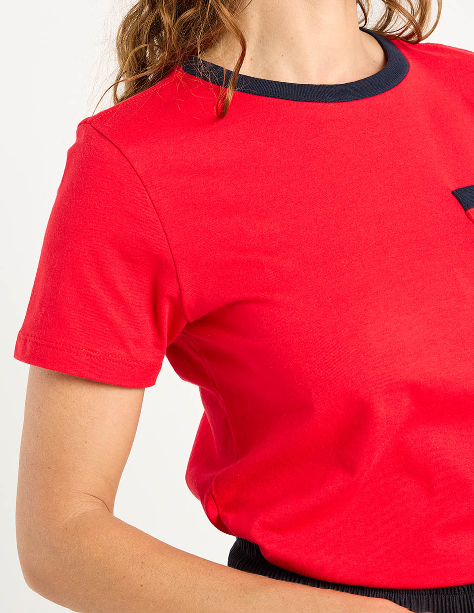 Playera manga corta Weekend cuello redondo para mujer