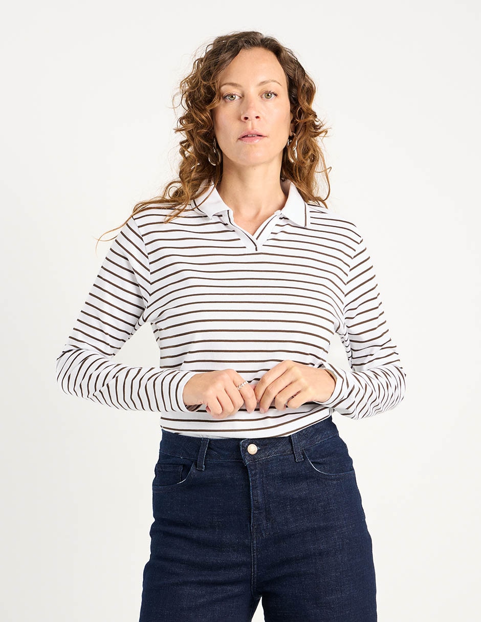 Playera tipo polo Weekend para mujer 1