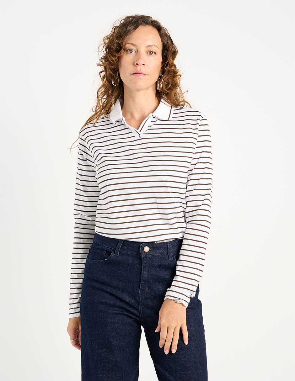 Playera tipo polo Weekend para mujer 2