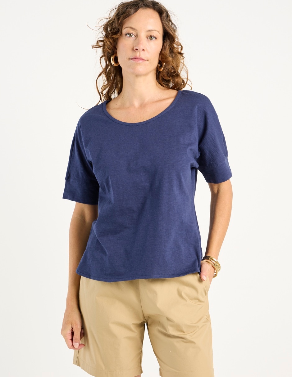 Playera manga corta Weekend cuello redondo para mujer 2