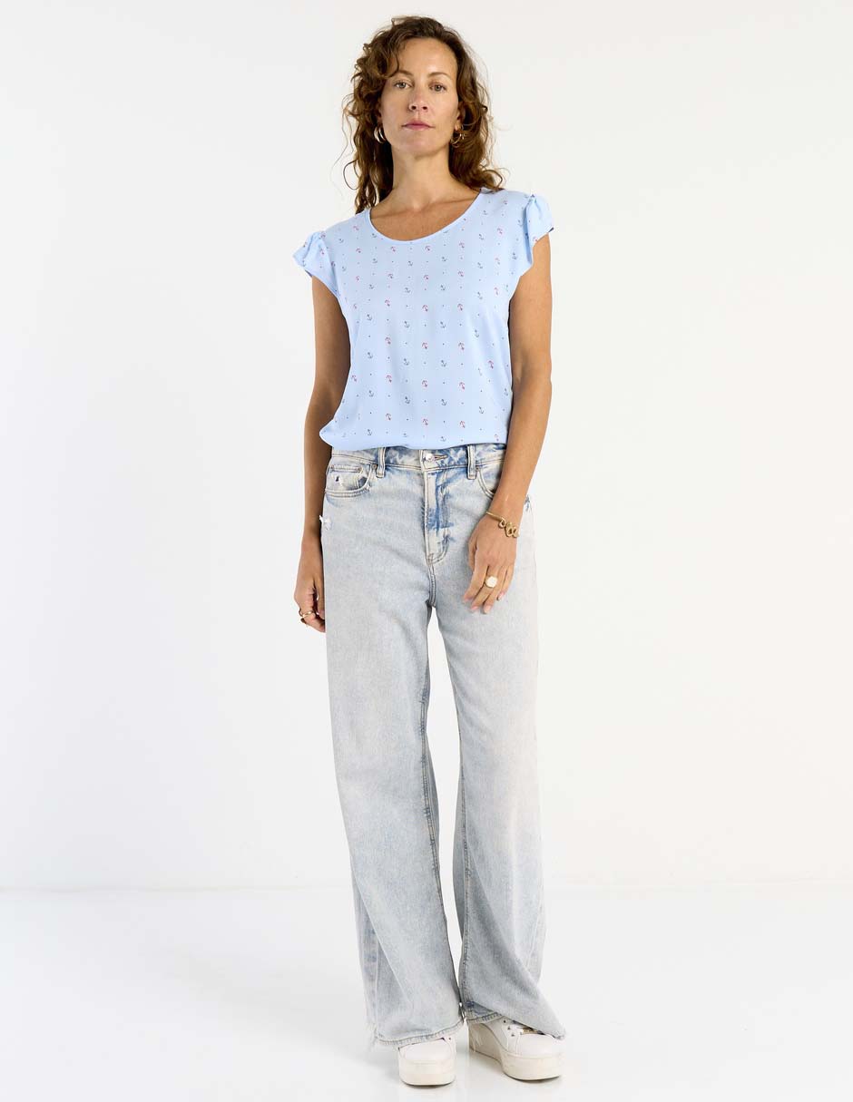 Blusa Weekend manga corta para mujer