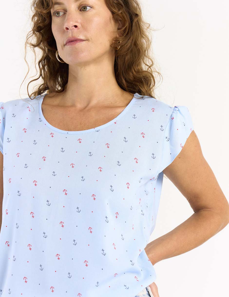 Blusa Weekend manga corta para mujer