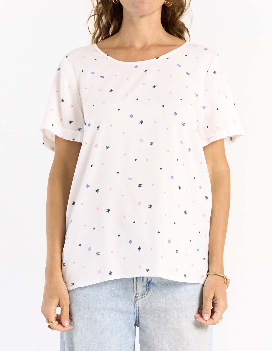 Blusa Weekend manga corta para mujer