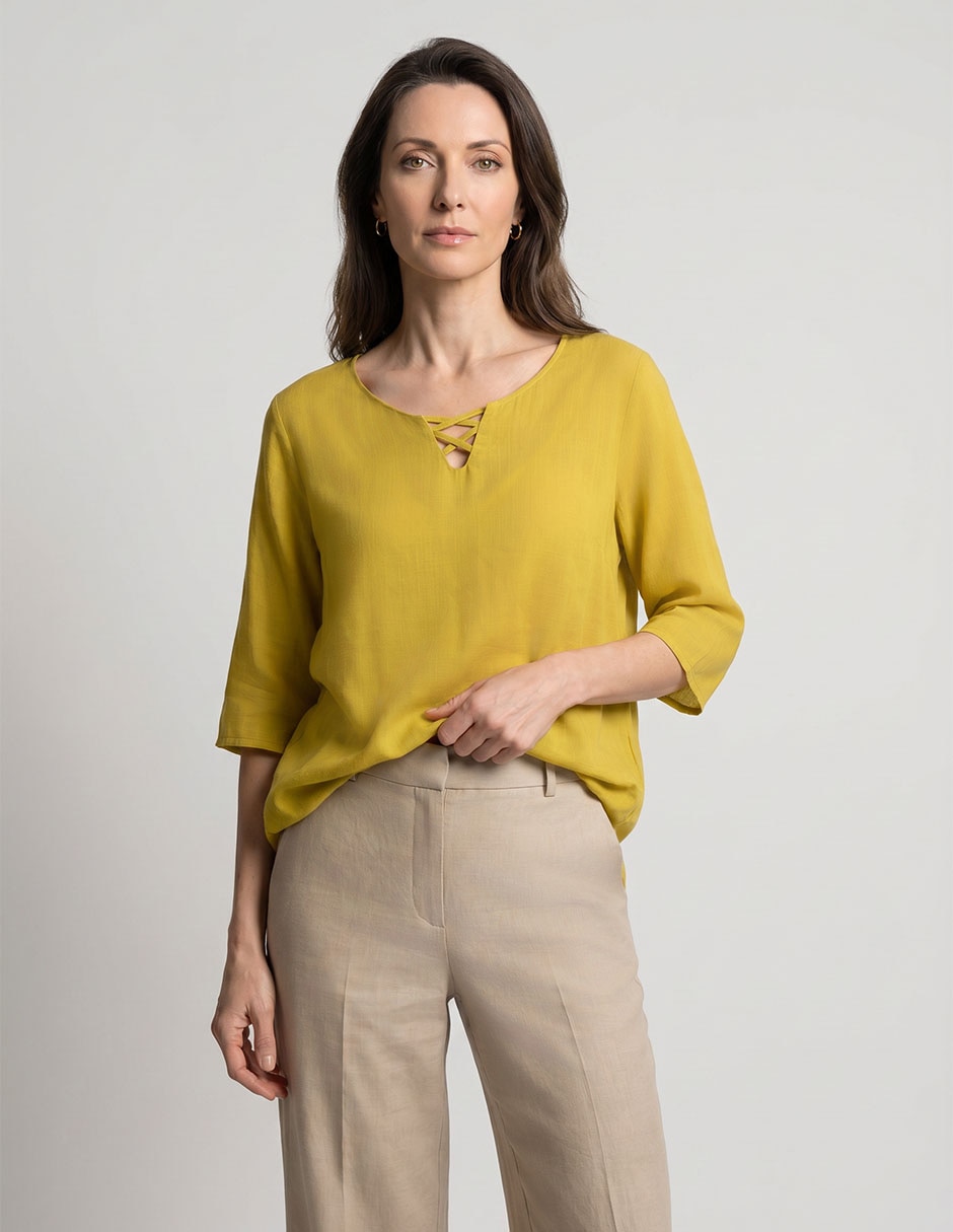 Blusa manga corta para mujer Blusa manga corta para mujer