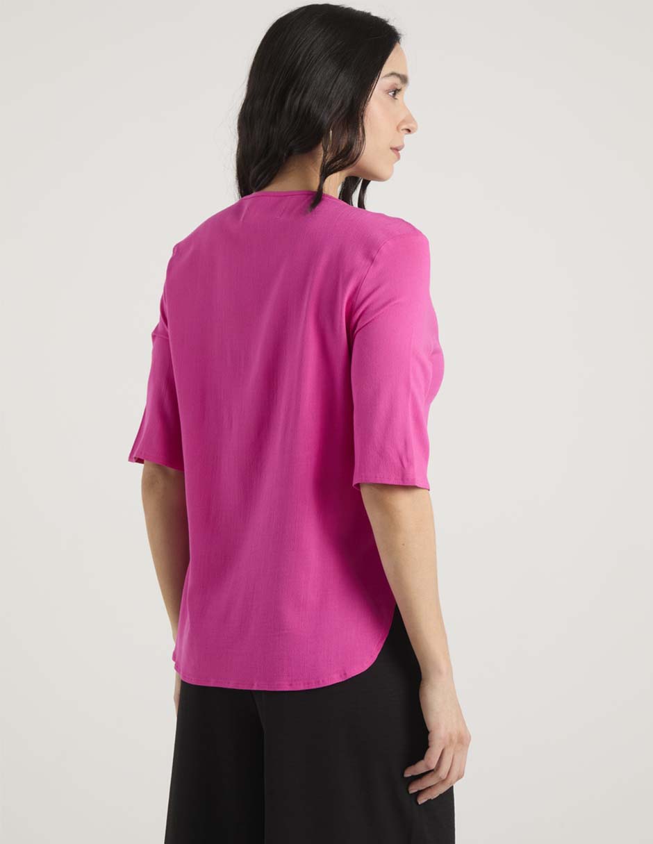 Blusa manga corta para mujer 20