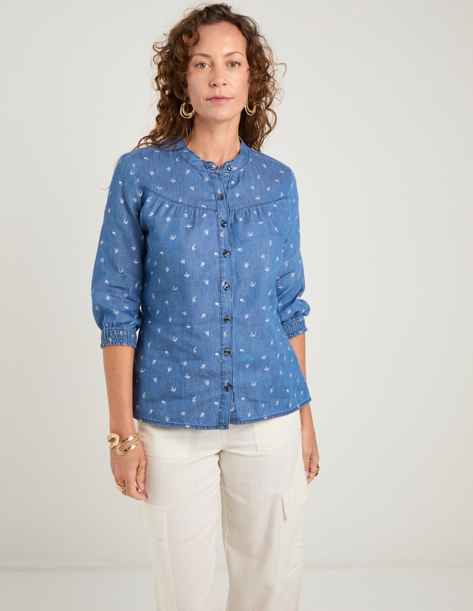 Blusa manga 3/4 para mujer 1