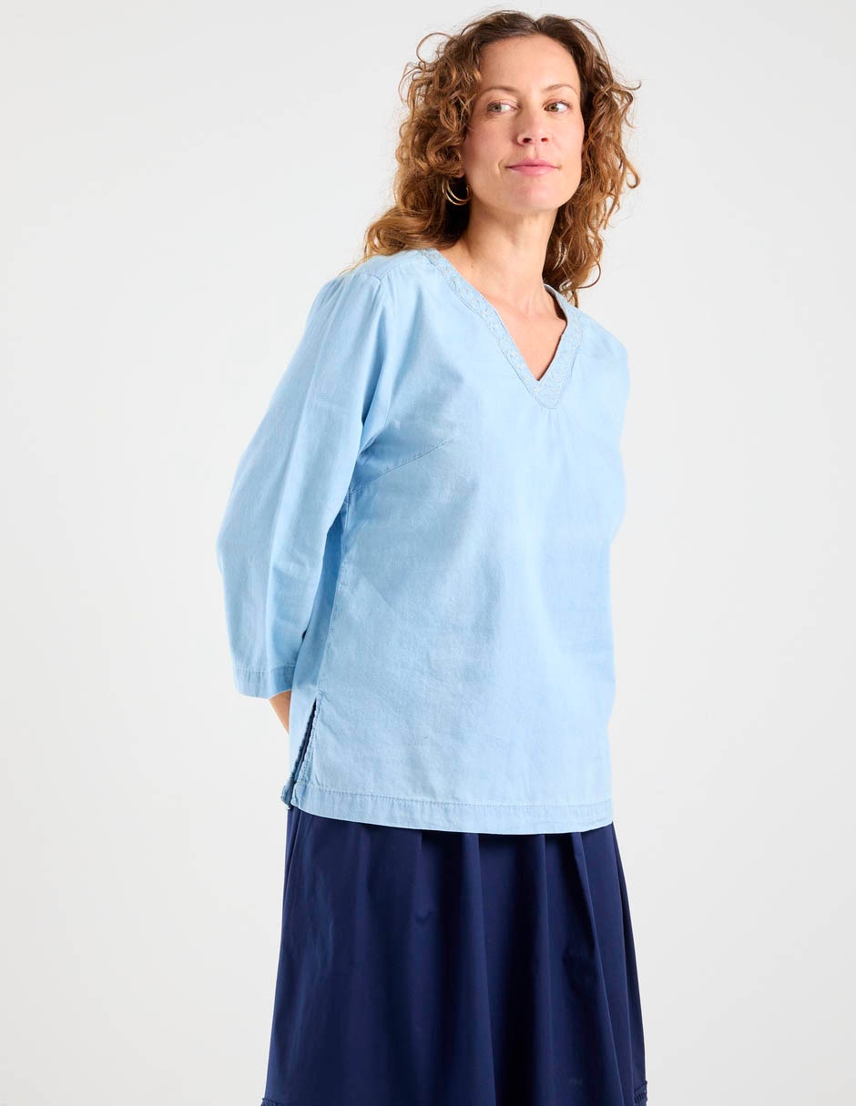 Blusa manga 3/4 para mujer 5