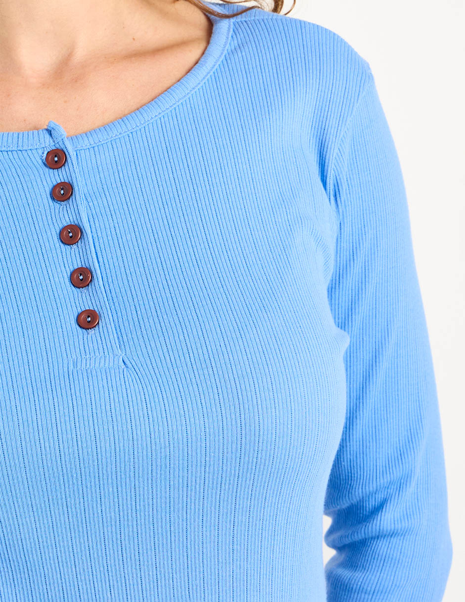 Playera manga 3/4 Weekend cuello redondo para mujer