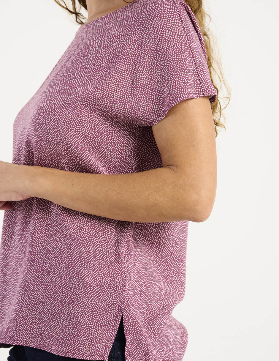 Blusa manga corta para mujer 2