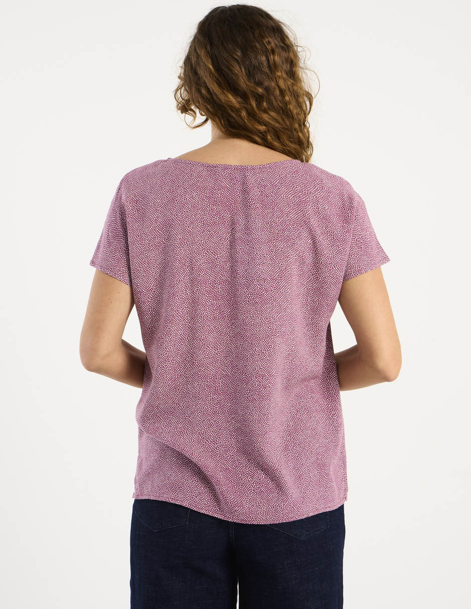 Blusa manga corta para mujer 6