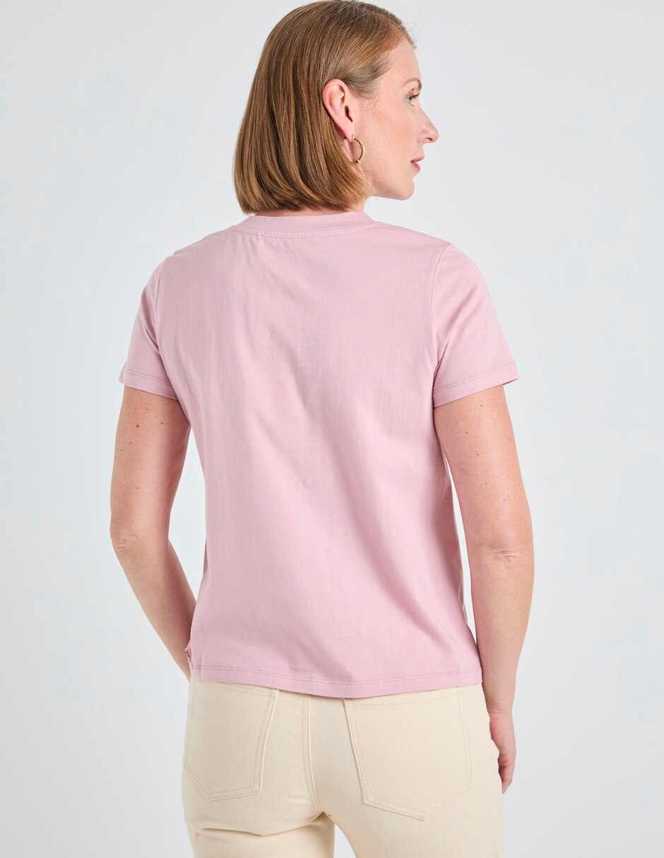 Blusa manga corta para mujer 6