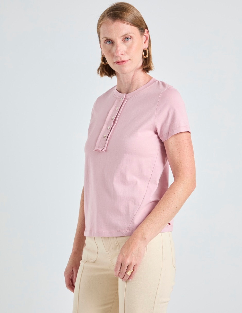 Blusa Weekend manga corta para mujer