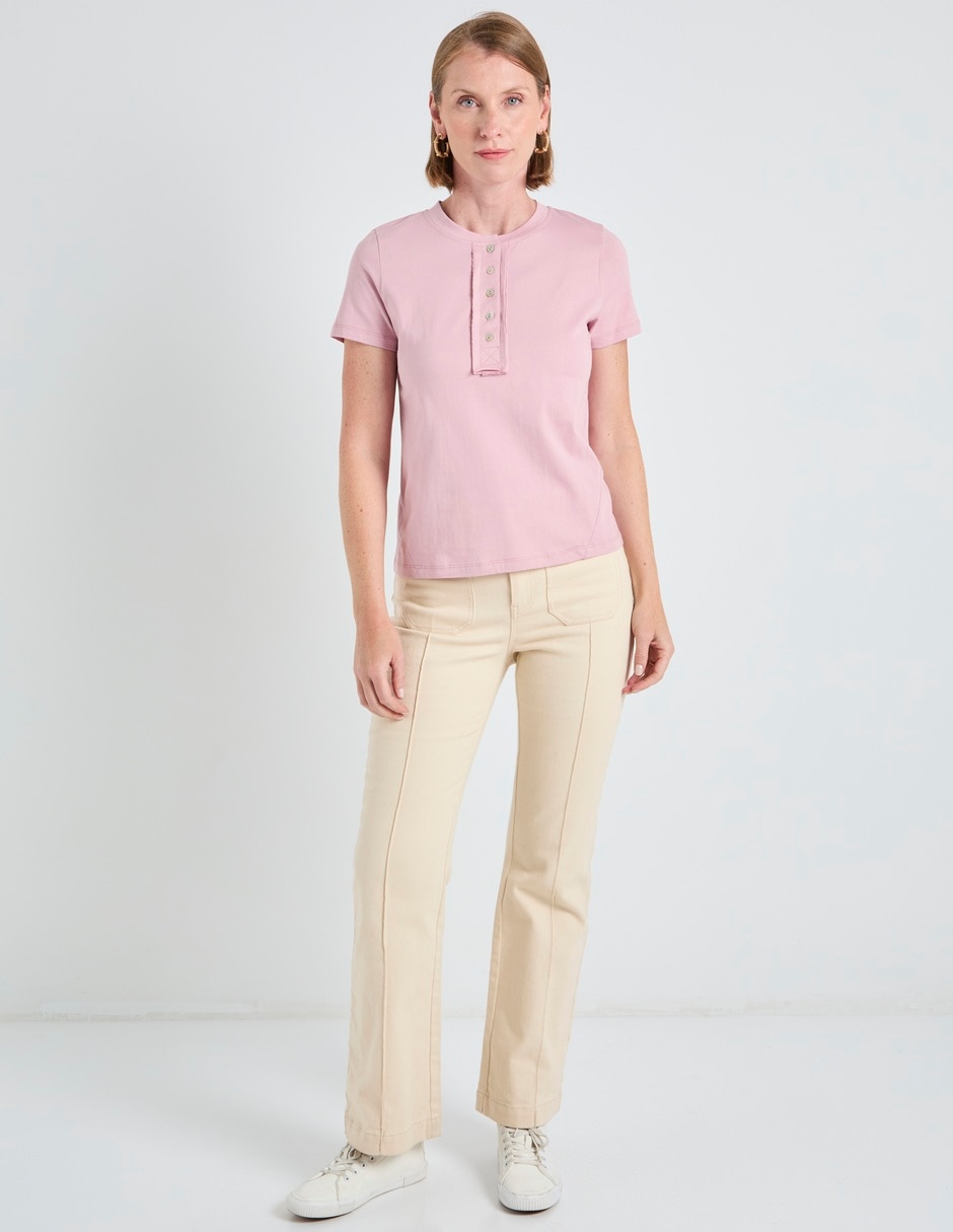 Blusa Weekend manga corta para mujer