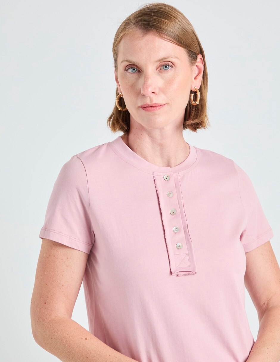 Blusa Weekend manga corta para mujer