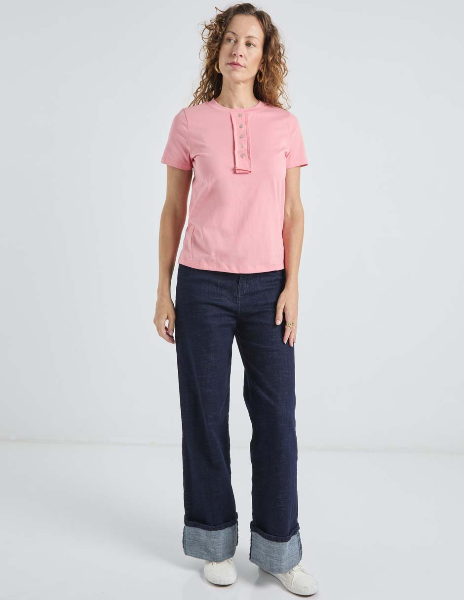 Blusa manga corta para mujer 2