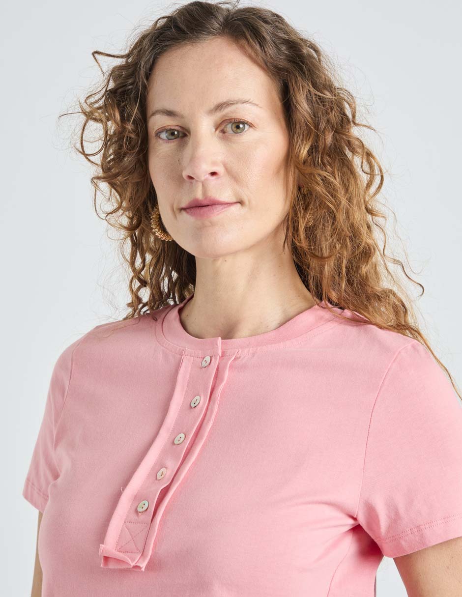 Blusa manga corta para mujer 3