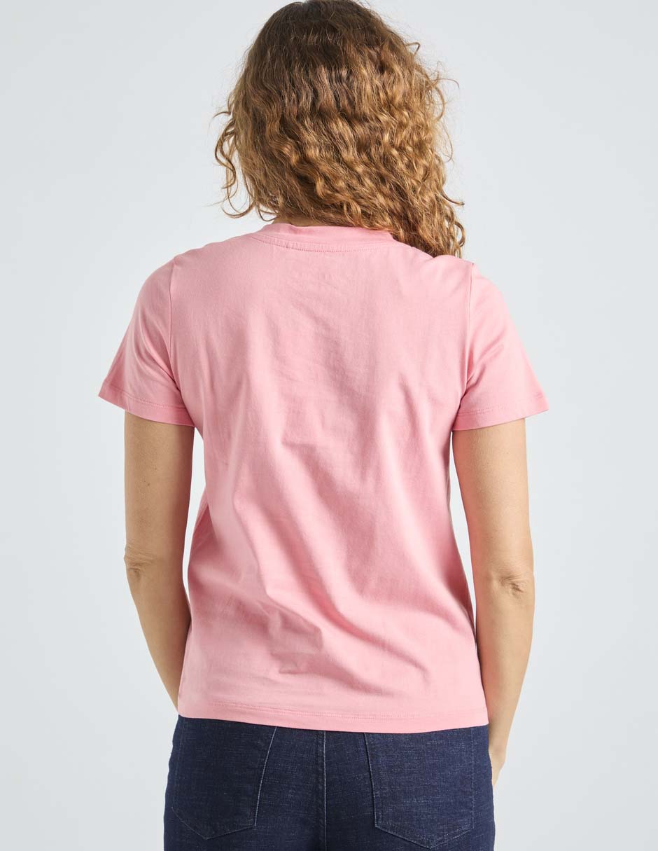 Blusa manga corta para mujer 4