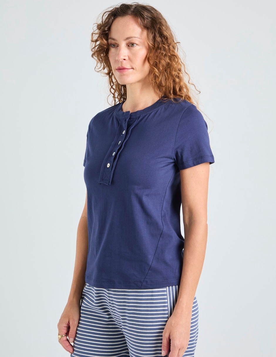 Blusa manga corta para mujer 5