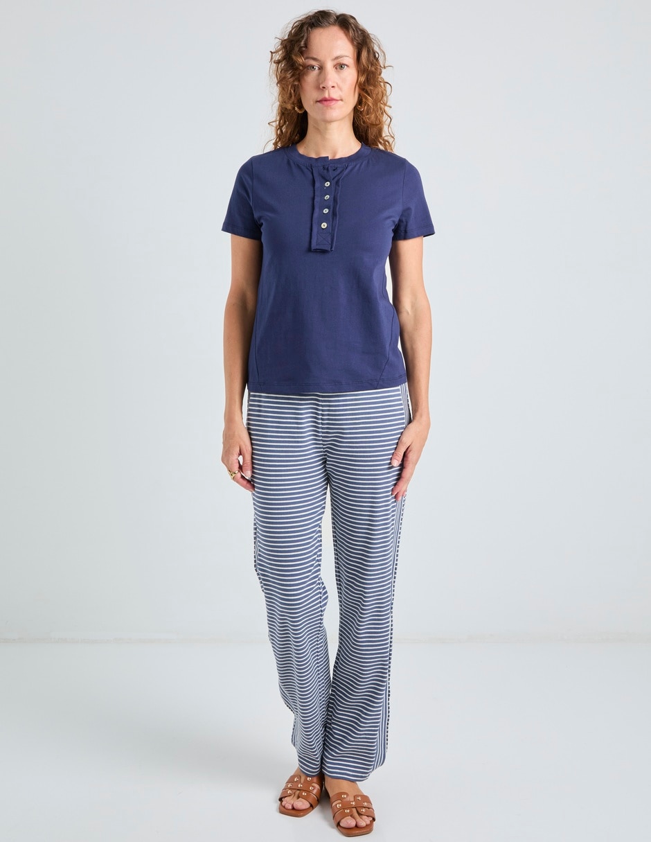 Blusa manga corta para mujer 4