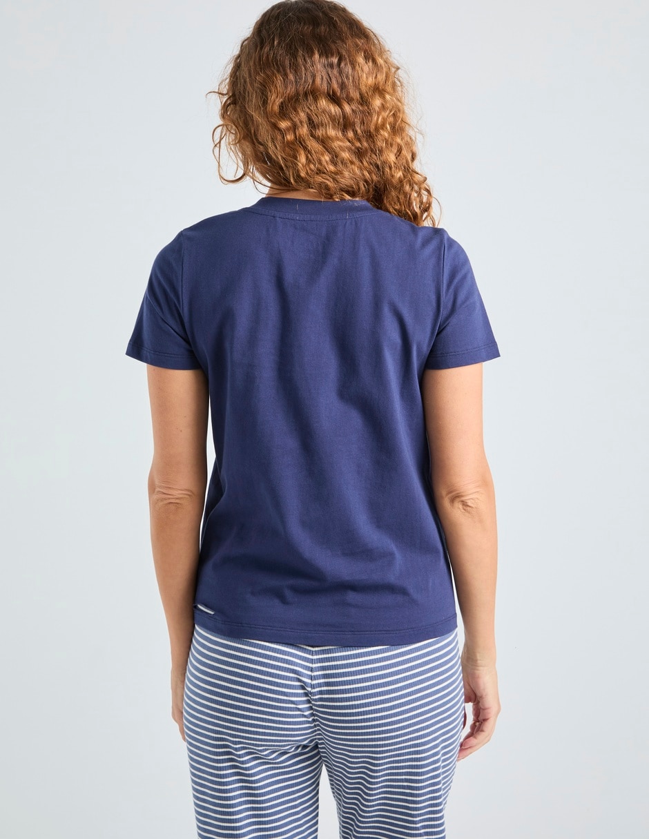 Blusa manga corta para mujer 6