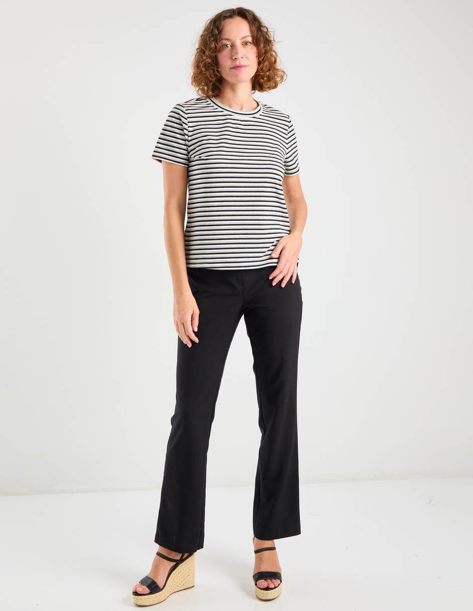 Playera manga corta Weekend cuello redondo para mujer