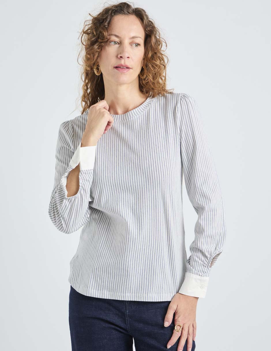 Blusa Weekend manga larga para mujer