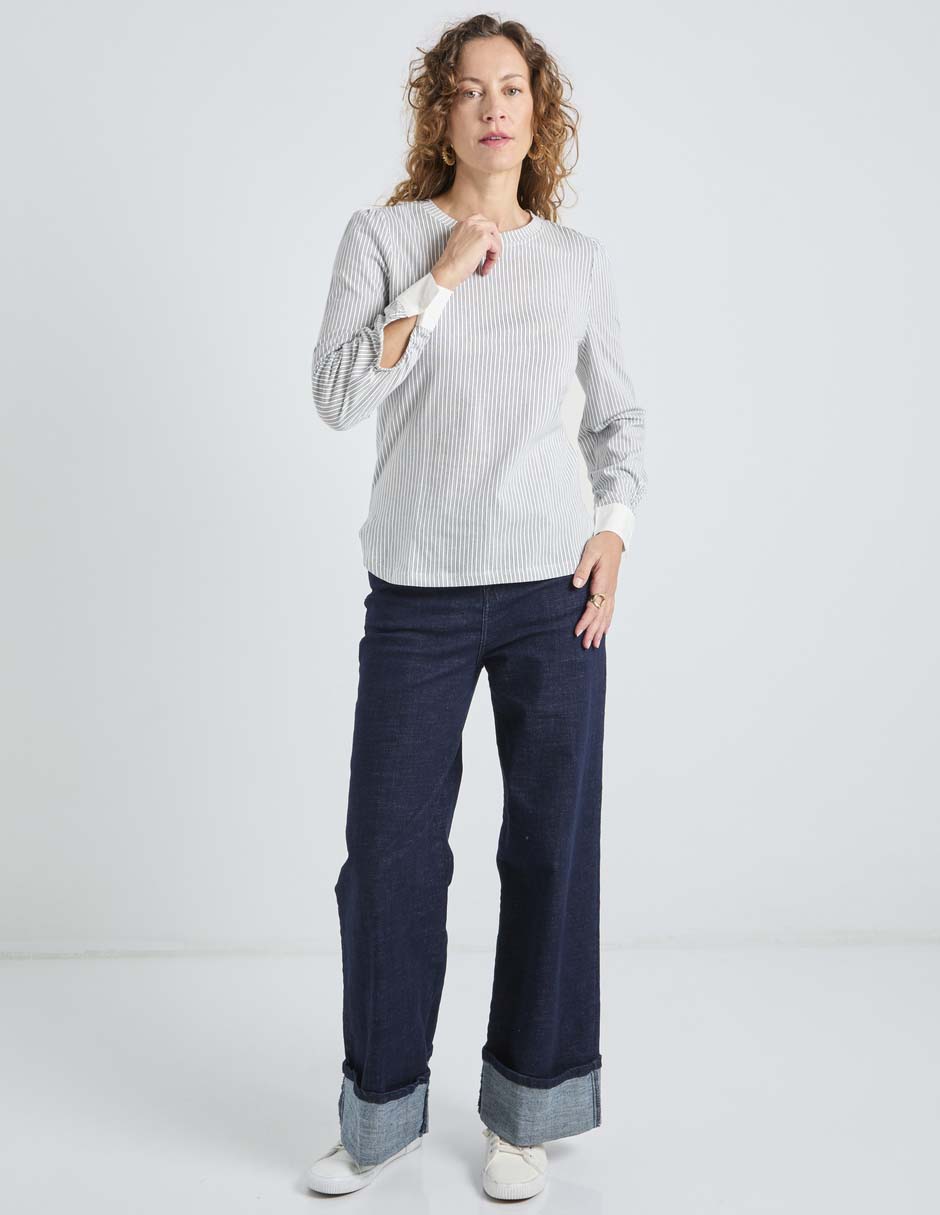 Blusa Weekend manga larga para mujer