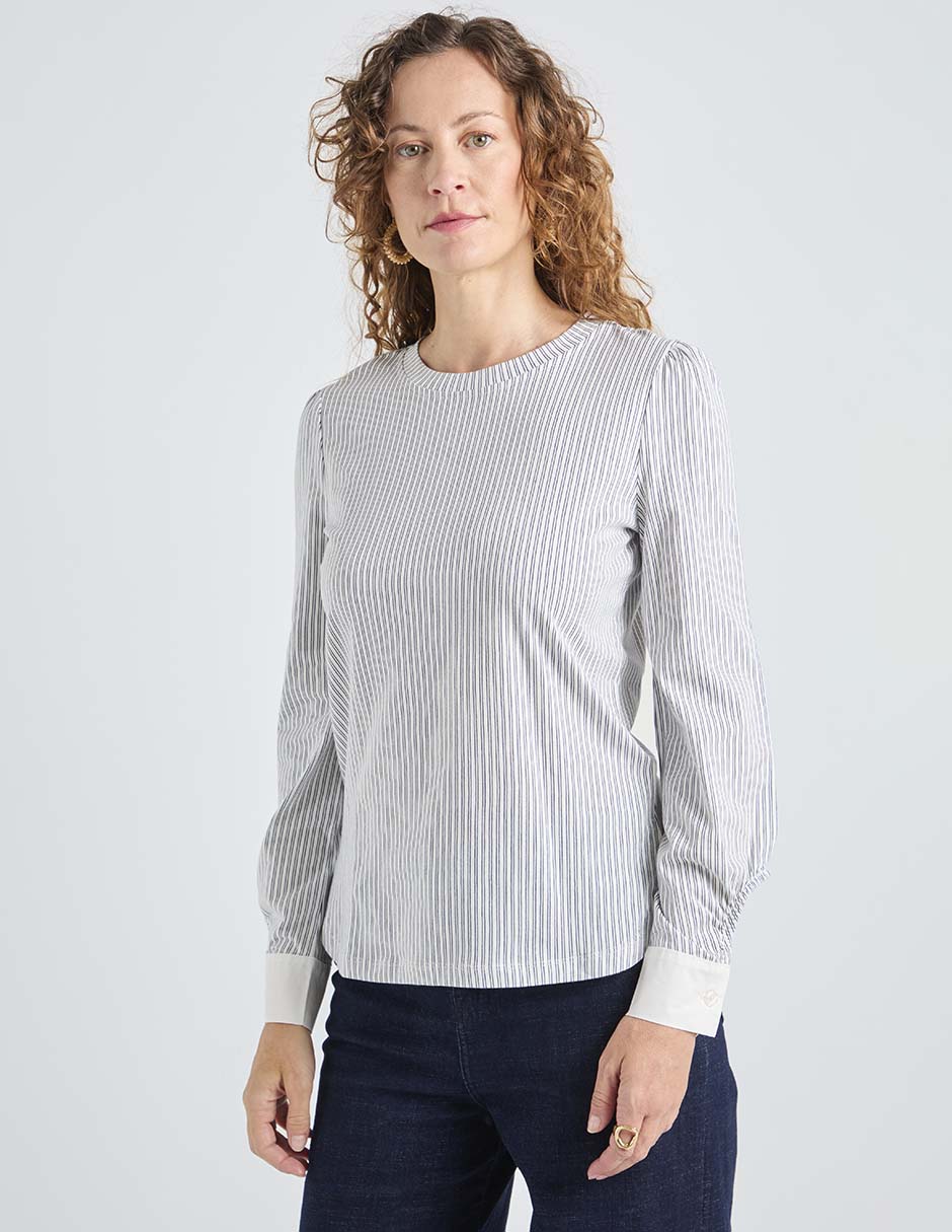 Blusa Weekend manga larga para mujer