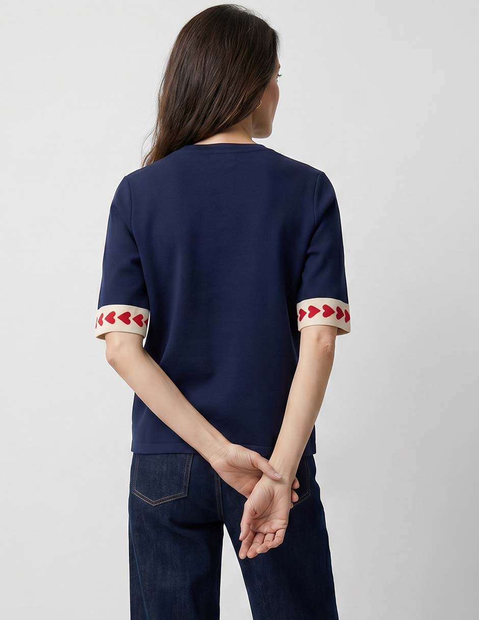 Blusa manga corta para mujer 2