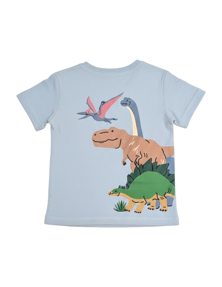 Playera Universal Jurassic World manga corta para niño