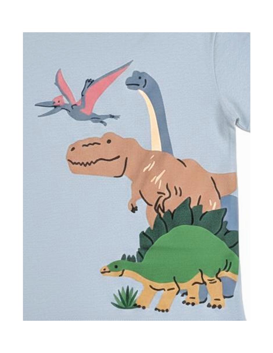 Playera Universal Jurassic World manga corta para niño