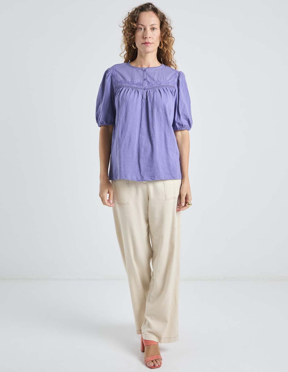 Blusa Weekend manga corta para mujer